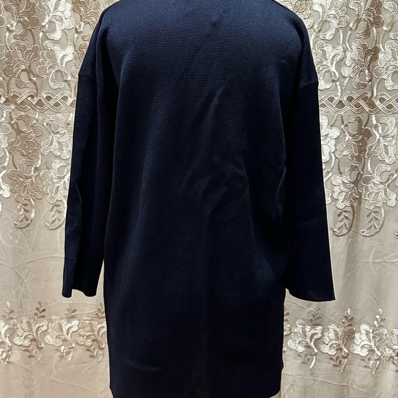 NWT Size M Robert Collina Navy Sweater Blazer - Picture 3 of 7